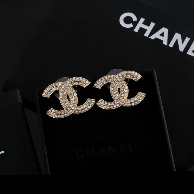 Ch*el earrings